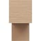 Ekena Millwork 8"W x 24"D x 16"H Classic Chapel Hill Rough Cedar Woodgrain TimberThane Corbel, Primed Tan CORUR08X24X16CHPRCPR - alternate 4